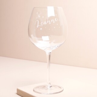 Personalised Name Balloon Gin Glass