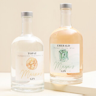Personalised 500ml Birthstone Gin