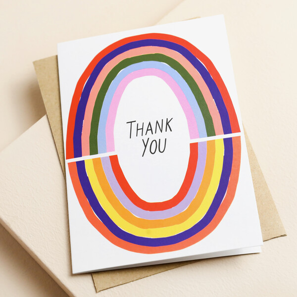 Ohh Deer Rainbow Thank You Greetings Card Will Allow You To Thank Any Father Figure For Being The Best