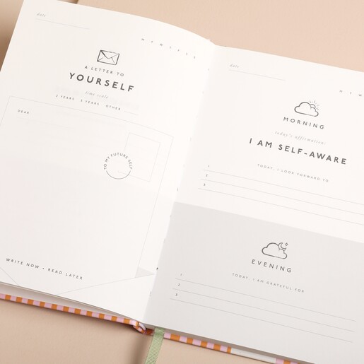Inside Papier Stay Grounded Gratitude Journal