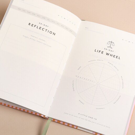 Pages inside Papier Stay Grounded Gratitude Journal