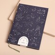 Papier Zodiac Constellations Sleep Journal on Pink Surface