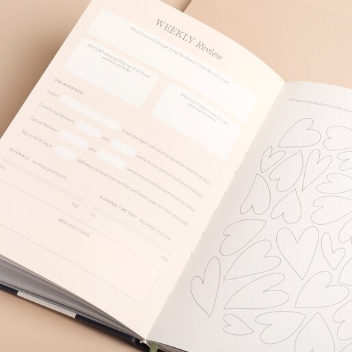 Papier Zodiac Constellations Sleep Journal interior