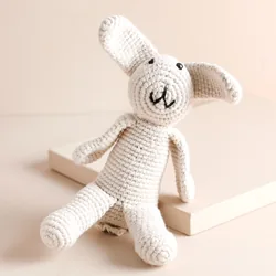 Pebble My First Bunny Rattle Toy