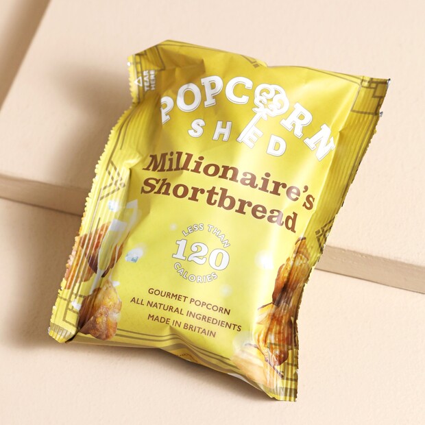 Popcorn Shed Millionaire's Shortbread Gourmet Popcorn Snack Pack Popcorn Shed Millionaire's Shortbread Gourmet Popcorn Snack Pack
