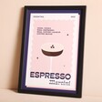 Proper Good Espresso Martini A4 Print on a Beige Background