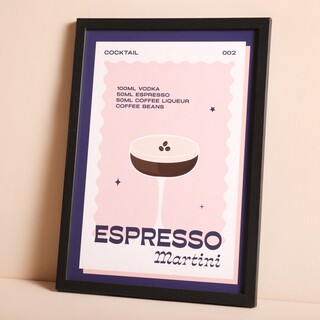 Proper Good Espresso Martini A4 Print