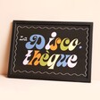 Proper Good La Discotheque A4 Print on a Beige Background