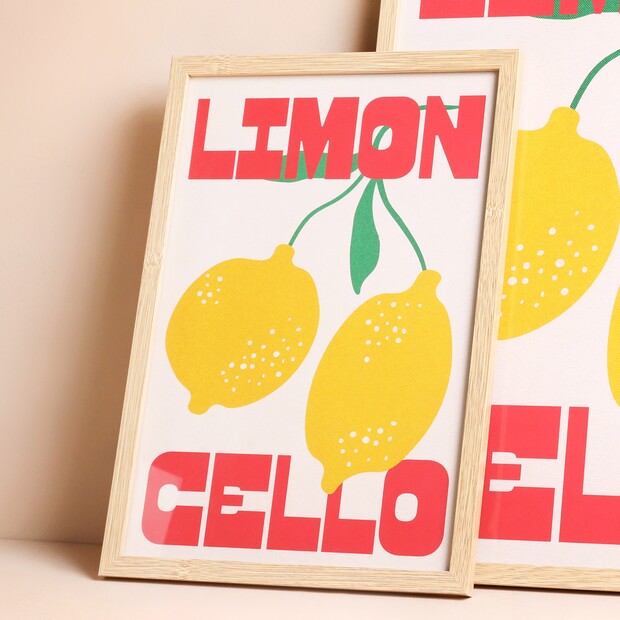 Proper Good Limoncello A4 Print