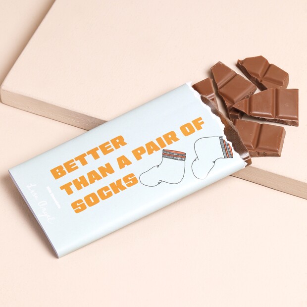 Better Than a Pair of Socks Milk Chocolate Bar Better Than a Pair of Socks Milk Chocolate Bar