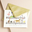 Rifle Paper Co. Happy Birthday To You Birthday Card With Envelope on Beige Surface