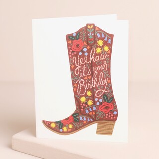 Rifle Paper Co. Birthday Boot Card