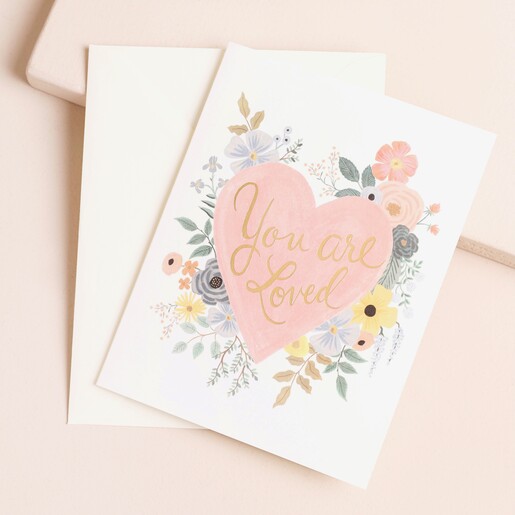 Rifle Paper Co. You are Loved Card Greetings Card Card and Envelope