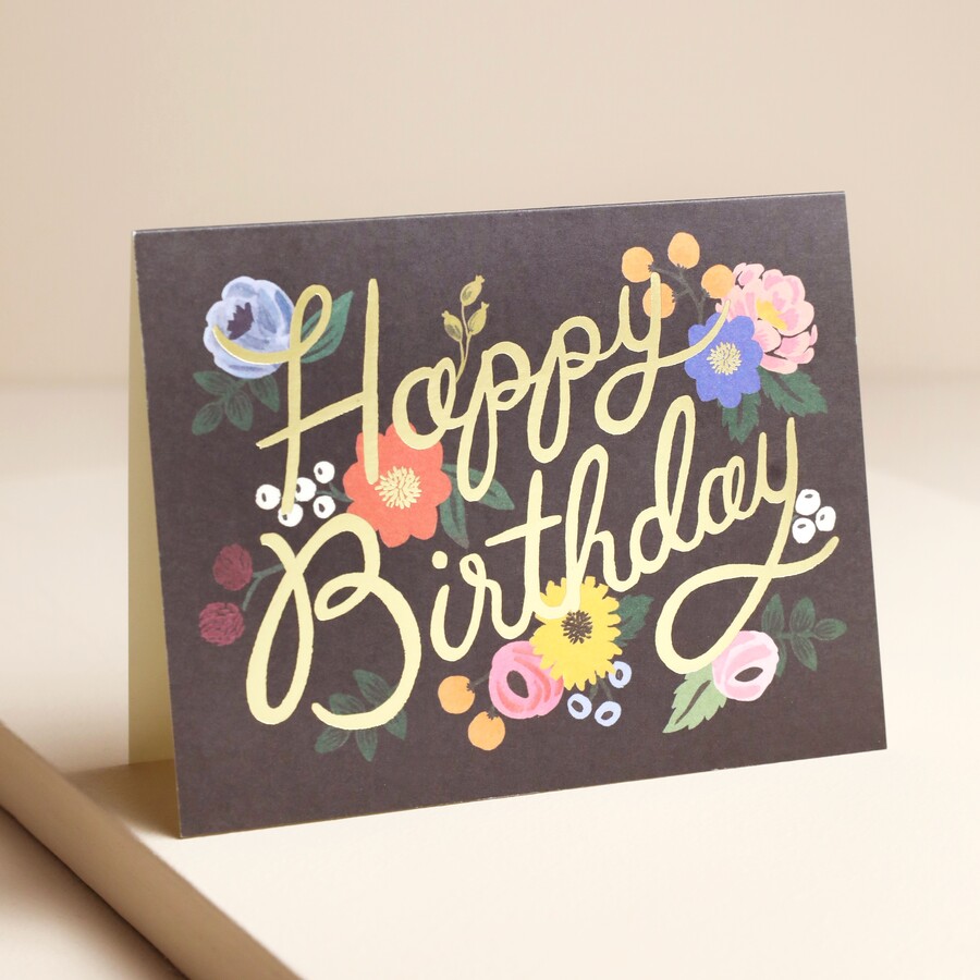 Vintage Blossoms Birthday Card Rifle Paper Co Lisa Angel Vintage Blossoms Birthday Card Rifle Paper Co Lisa Angel