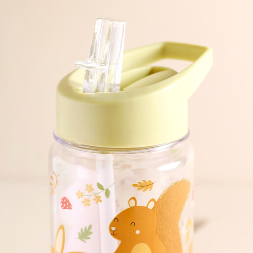 Close up of lid on Sass & Belle Garden Friends Water Bottle