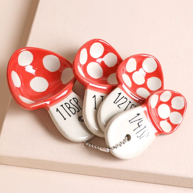 Sass & Belle Mushroom Measuring Spoons Sass & Belle Mushroom Measuring Spoons