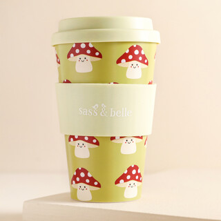 Sass & Belle Mushroom Travel Coffee Cup