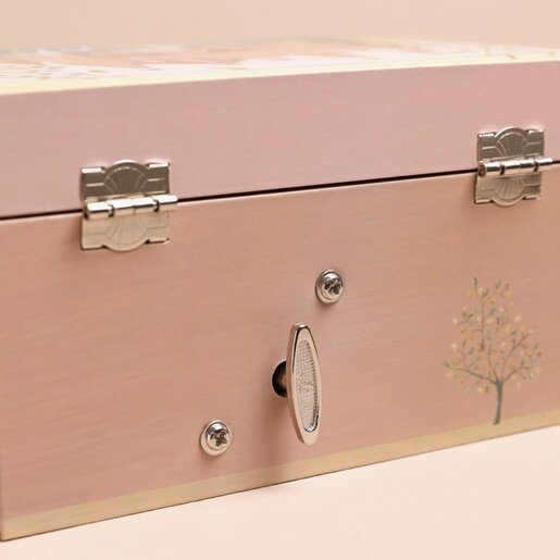 Back of Pink Princess Musical Jewellery Box