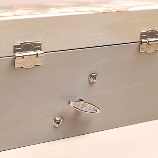 Back of Grey Rabbit Musical Jewellery Box