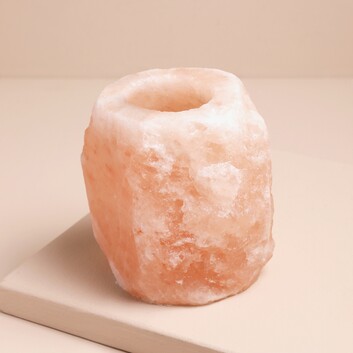 Himalayan Rock Salt Candle Holder- Not available to EU countries