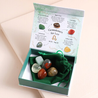 Leo Zodiac Gemstone Set