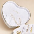 Personalised Birth Flower Heart Travel Jewellery Case