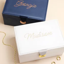 Personalised Two Tier Jewellery Box