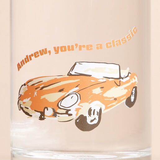 Personalisation Close Up of Personalisation on Personalised 500ml You're A Classic Gin