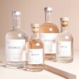 Personalised 500ml Name Gin with other size available on Beige Surface