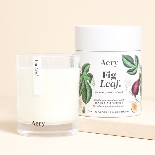 A delightful Fig Leaf scented candle from Aery