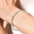 Model Shot of Miyuki Birthstone Beaded Bracelet