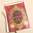 The Art File Dorian Gray Novel Birthday Card front