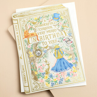 The Art File Merry Unbirthday Novel Birthday Card