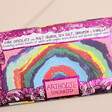 Close Up of Arthouse Unlimited Magical Mysteries Malt Crunch Salt Cinnamon Vanilla Dark Chocolate Bar