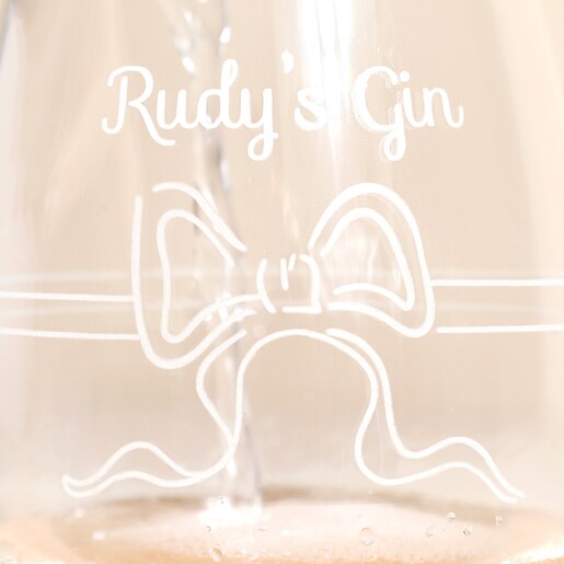 Personalised Name and Bow Tumbler