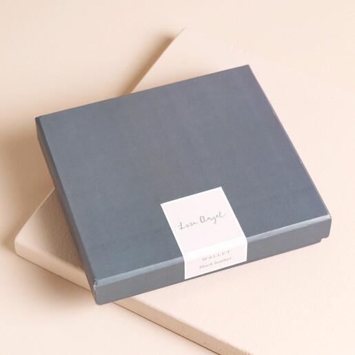 Packaging Packaging for Personalised Handwritten Men's Leather Wallet