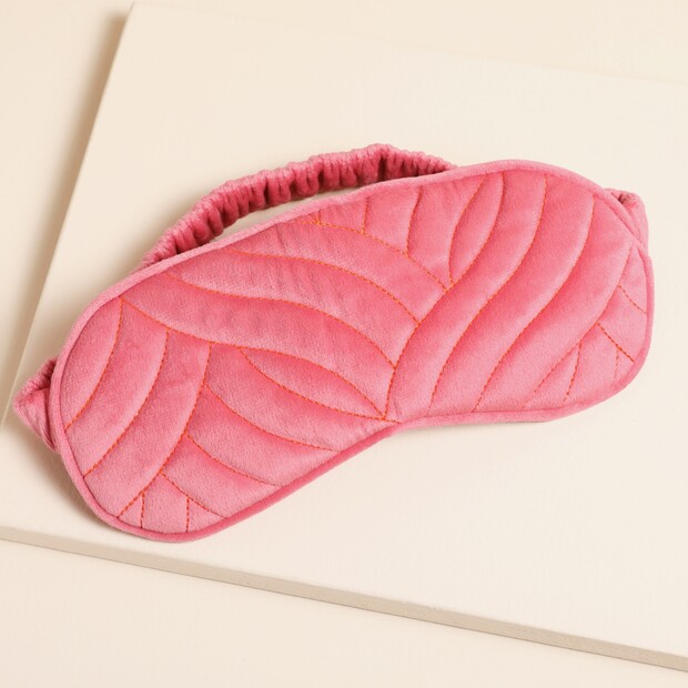 Sleep Eye Mask and Pouch in Pink Sleep Eye Mask and Pouch in Pink