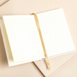 Sausage Dog Print Notebook inside lined pages