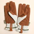 Burgon & Ball Olive Stripe Gardening Gloves back