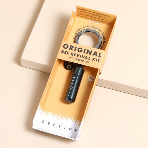 Beevive Bee Revival Kit Keyring in Anthracite Grey