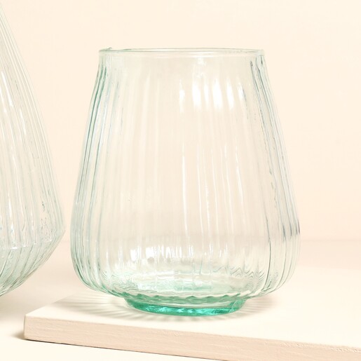 Casa Verde Hurricane Madrid Small Natural Vase