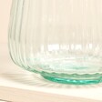 Close Up of Casa Verde Hurricane Madrid Small Natural Vase