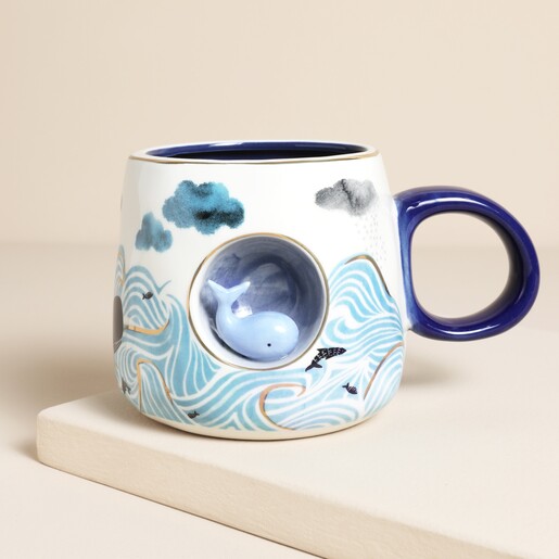 House of Disaster By The Sea Whale Cup