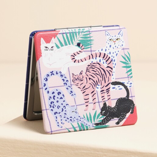 Back of House of Disaster 'Cute But Psycho' Catnip Compact Mirror