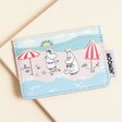 A sweet, blue Moomin-themed card holder