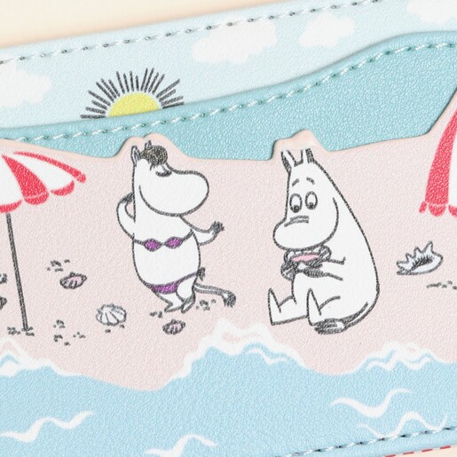 Close Up of House of Disaster Moomin Beach Card Holder