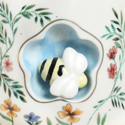 Close Up of Secret Garden Bee Mug