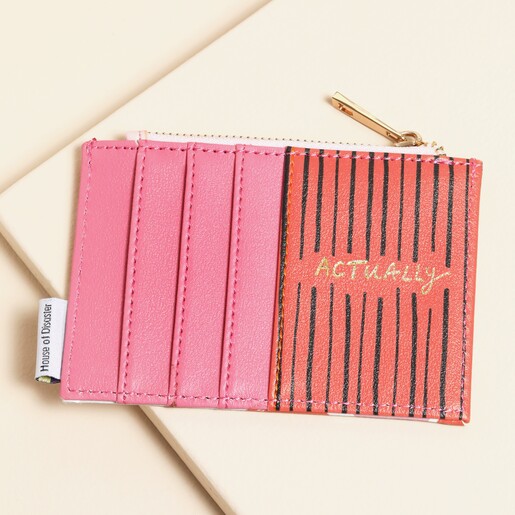 Back of House of Disaster Small Talk 'Can't Be Arsed' Zip Purse