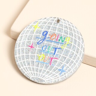 House of Disaster Small Talk  'Going Out-Out' Disco Compact Mirror