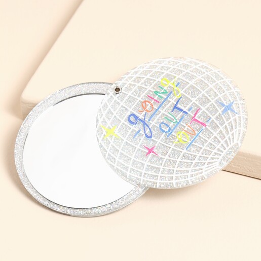 Open House of Disaster Small Talk  'Going Out-Out' Compact Mirror